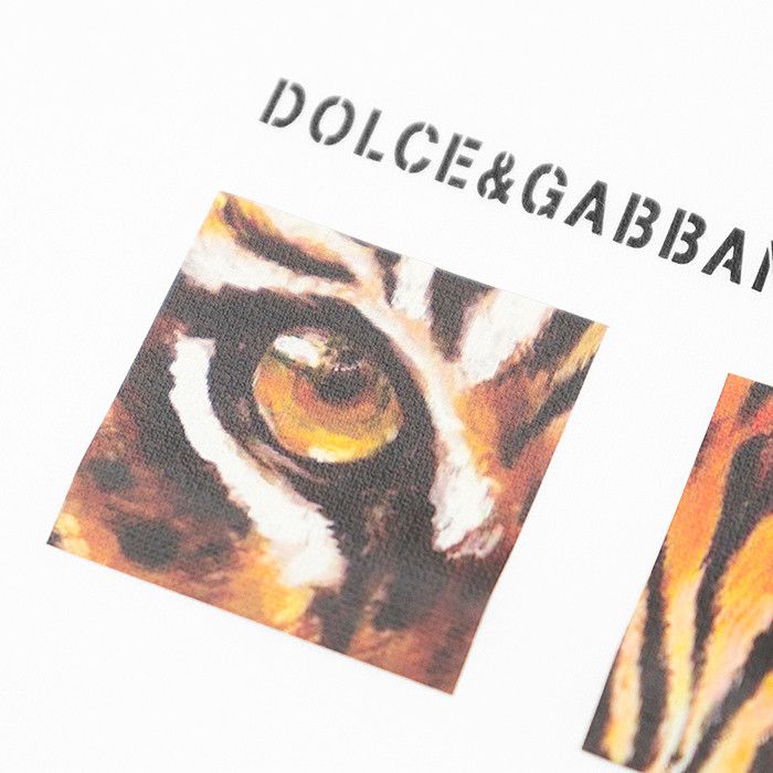 Dolce & Gabbana Dolce & Gabbana Dolce&Gabbana DG Logo T-shirt Cotton Top Cotton T-Shirts I8AEKZ G7C1E DUTY FREE for USA Size ONE SIZE - 4 Thumbnail
