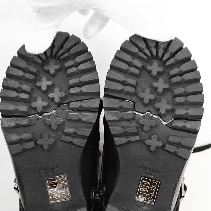 Prada Prada Prada 3T5917 Calf Leather Boots Leather Shoes 3T5917 DUTY FREE for USA Size ONE SIZE - 8 Thumbnail