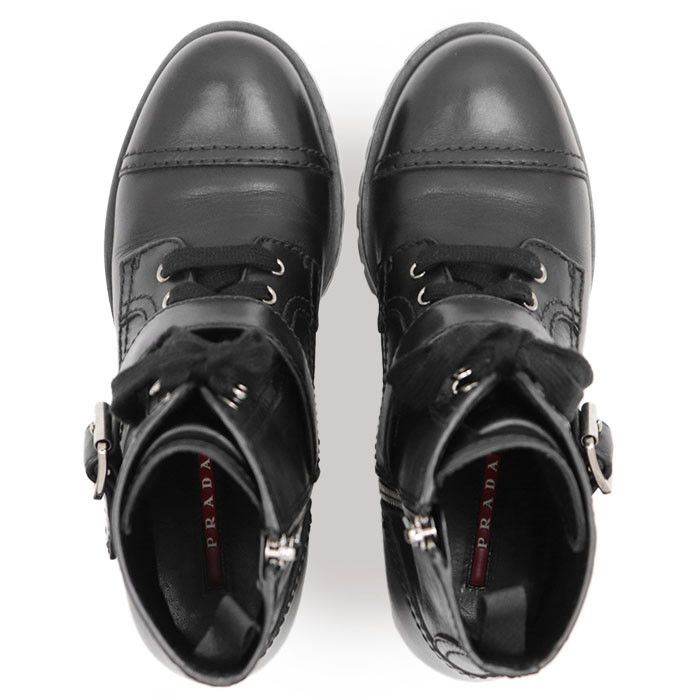 Prada Prada Prada 3T5917 Calf Leather Boots Leather Shoes 3T5917 DUTY FREE for USA Size ONE SIZE - 6 Thumbnail