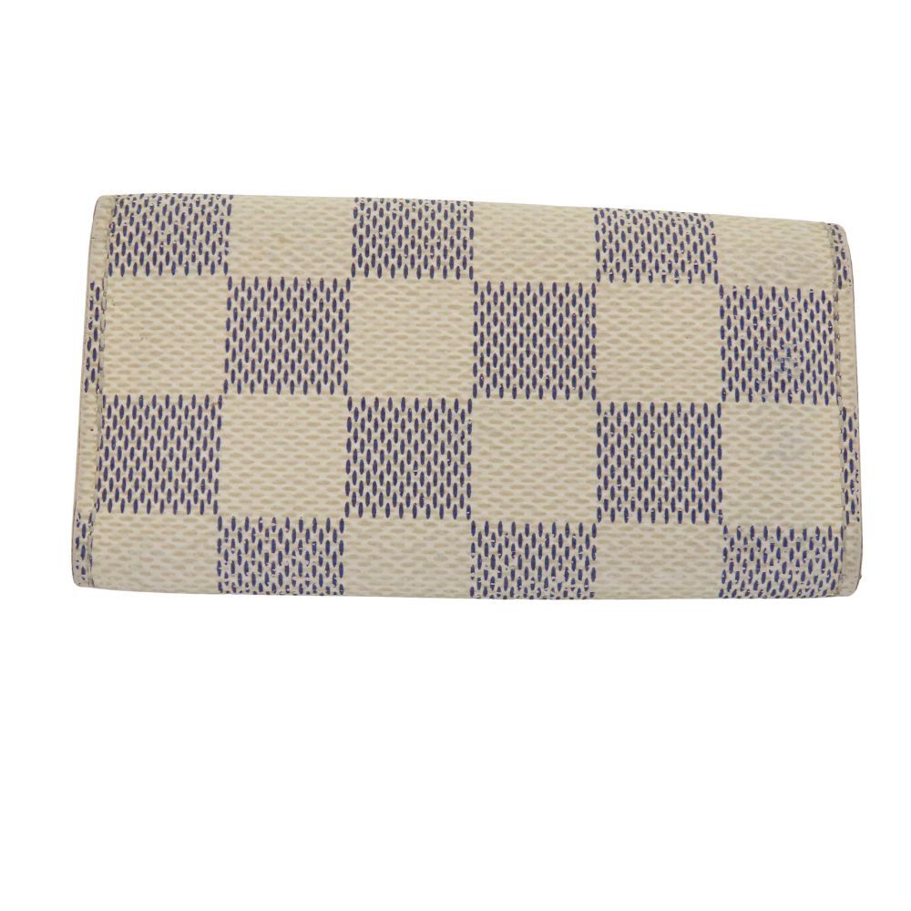 Louis Vuitton Louis Vuitton Louis Vuitton Multicles 4 Damier Azur Key Case Canvas Key case N60386 DUTY FREE for USA Size ONE SIZE - 3 Thumbnail