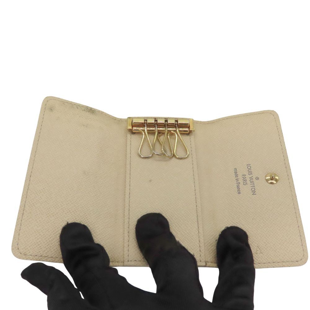 Louis Vuitton Louis Vuitton Louis Vuitton Multicles 4 Damier Azur Key Case Canvas Key case N60386 DUTY FREE for USA Size ONE SIZE - 9 Thumbnail