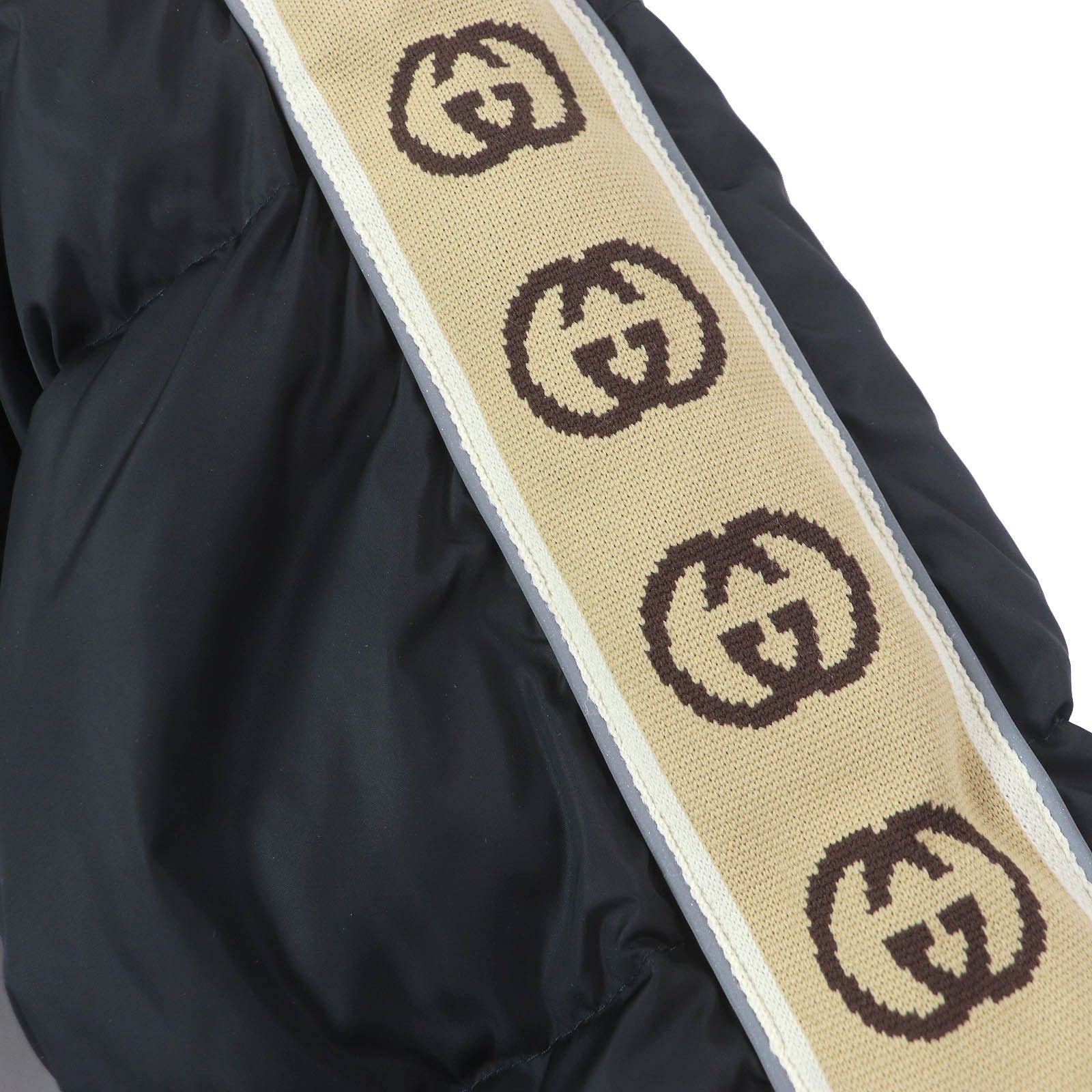 Gucci Gucci Gucci GG Jacquard Nylon Wool Down Coat Others Outerwear 598725 DUTY FREE for USA Size ONE SIZE - 5 Thumbnail