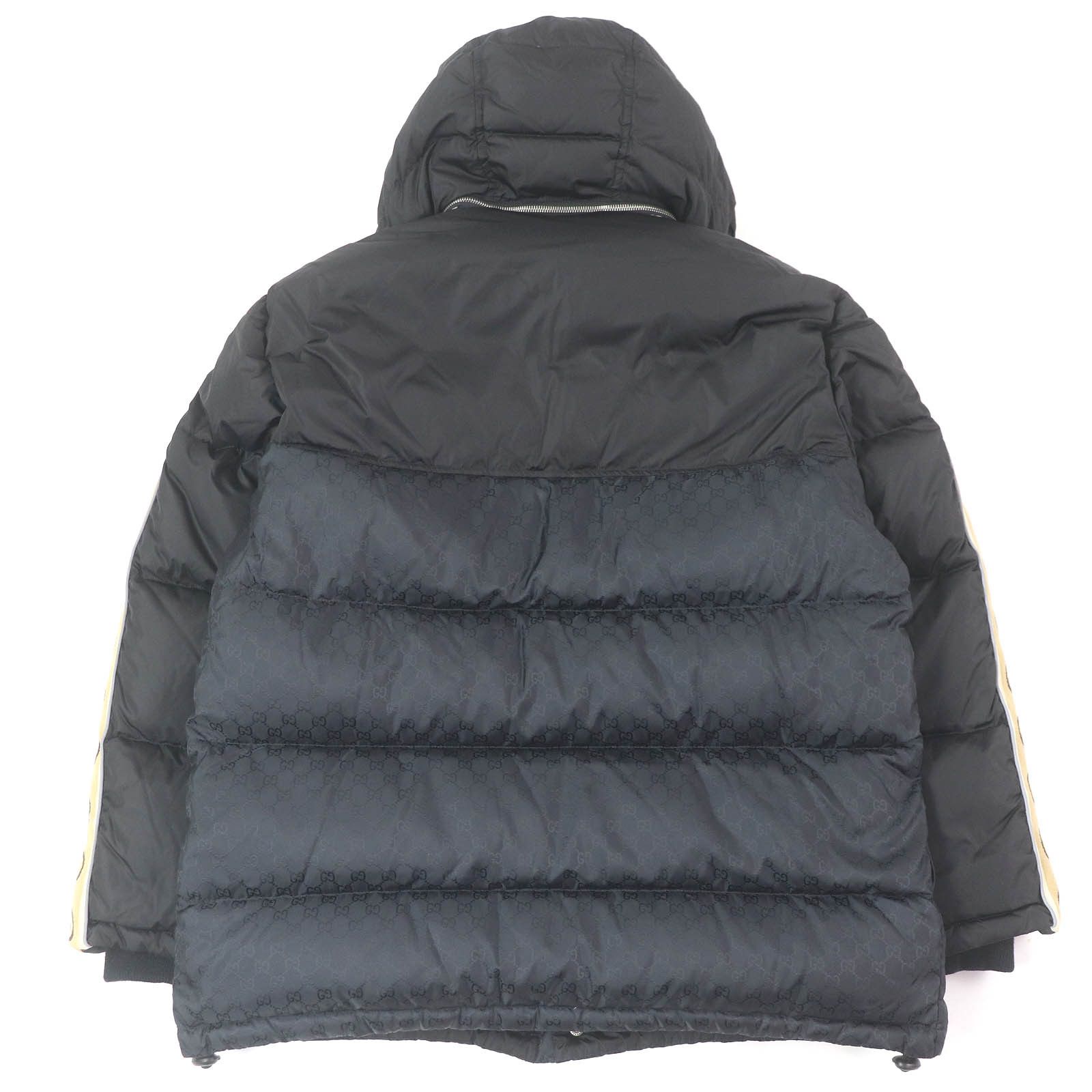 Gucci Gucci Gucci GG Jacquard Nylon Wool Down Coat Others Outerwear 598725 DUTY FREE for USA Size ONE SIZE - 4 Thumbnail