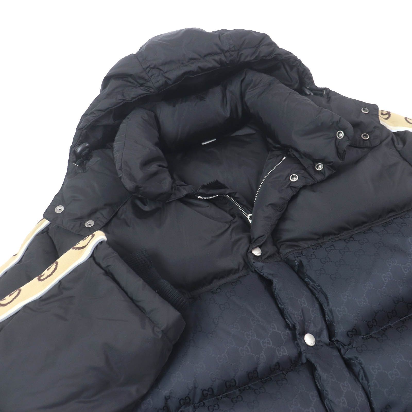 Gucci Gucci Gucci GG Jacquard Nylon Wool Down Coat Others Outerwear 598725 DUTY FREE for USA Size ONE SIZE - 2 Thumbnail