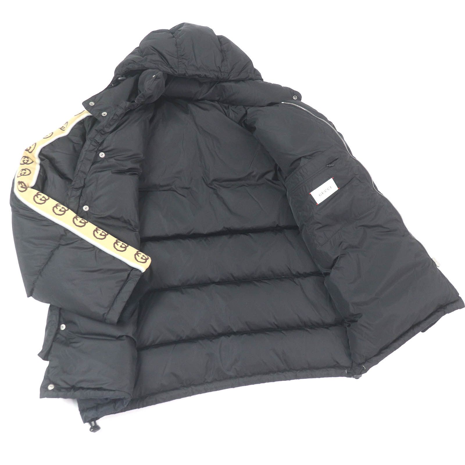 Gucci Gucci Gucci GG Jacquard Nylon Wool Down Coat Others Outerwear 598725 DUTY FREE for USA Size ONE SIZE - 3 Thumbnail