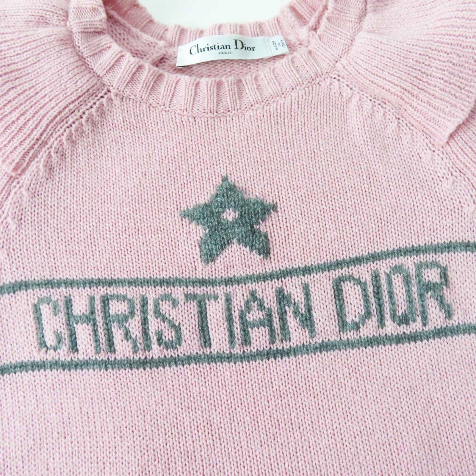 Dior Dior Christian Dior 344S13BM003 Cashmere Knit Natural Material Tops 344S13BM003 DUTY FREE for USA Size ONE SIZE - 5 Thumbnail