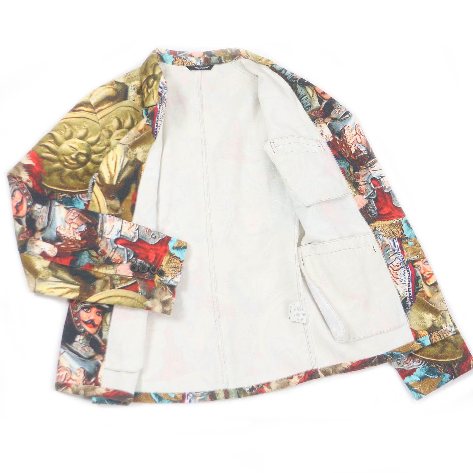 Dolce & Gabbana Dolce & Gabbana Dolce&Gabbana Black tag Linen Cotton Jacket Cotton Outerwear DUTY FREE for USA Size ONE SIZE - 3 Thumbnail
