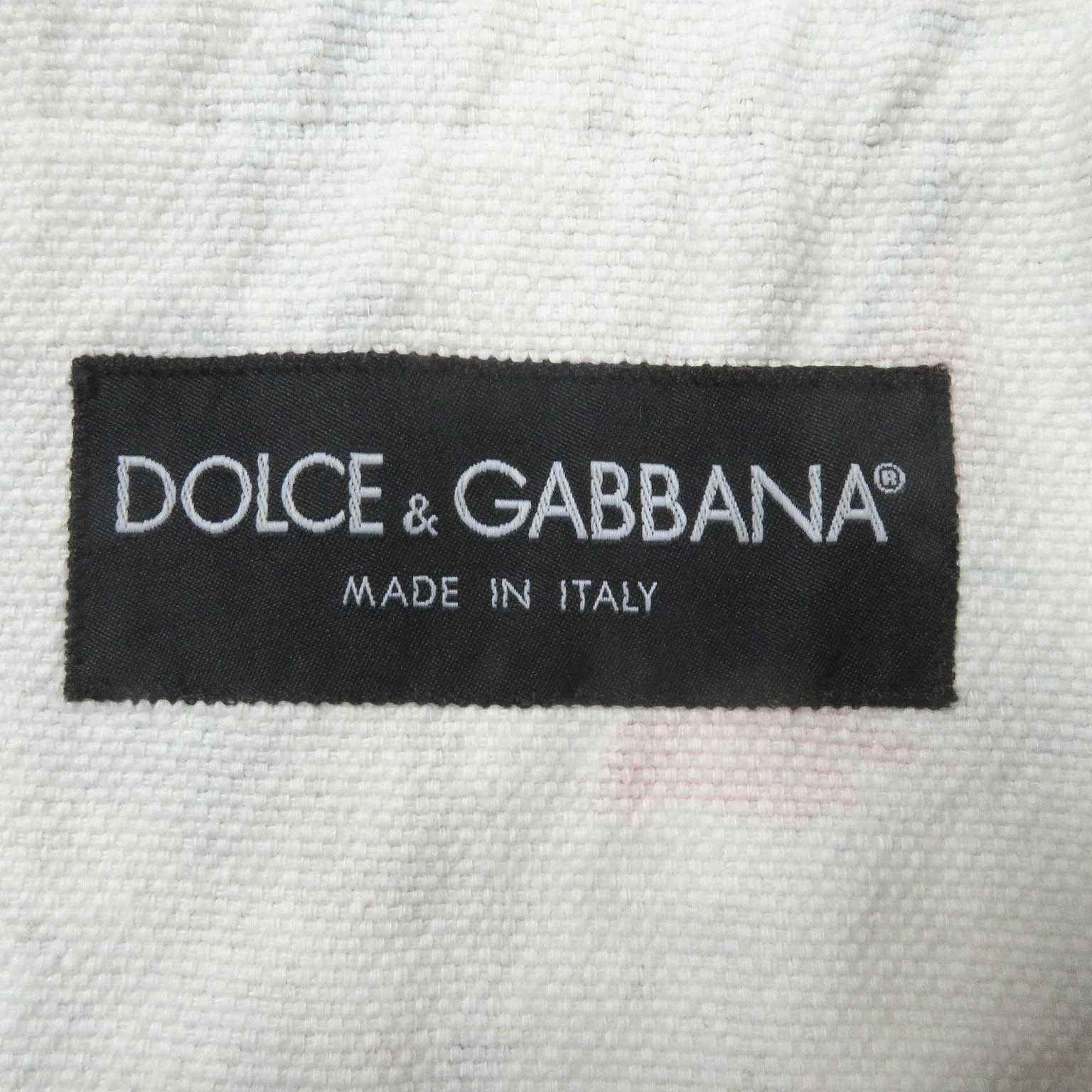 Dolce & Gabbana Dolce & Gabbana Dolce&Gabbana Black tag Linen Cotton Jacket Cotton Outerwear DUTY FREE for USA Size ONE SIZE - 7 Thumbnail