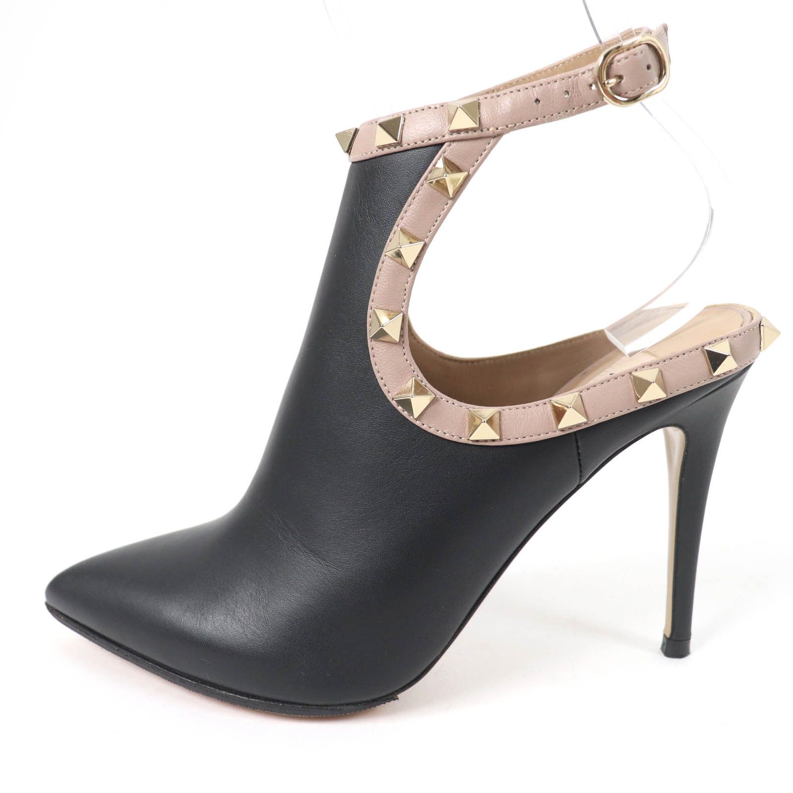 Valentino Valentino Valentino Garavani Rockstud Leather Pumps Leather Shoes DUTY FREE for USA Size ONE SIZE - 5 Thumbnail