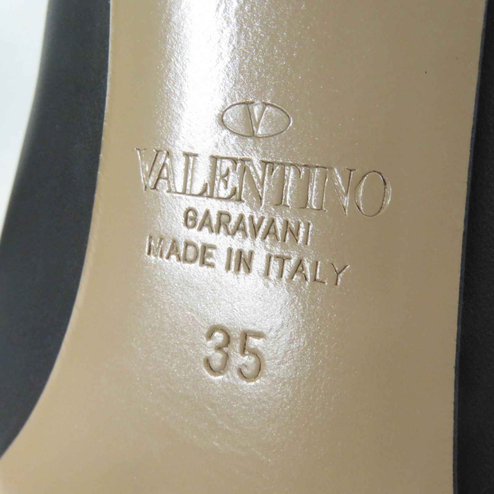 Valentino Valentino Valentino Garavani Rockstud Leather Pumps Leather Shoes DUTY FREE for USA Size ONE SIZE - 12 Thumbnail