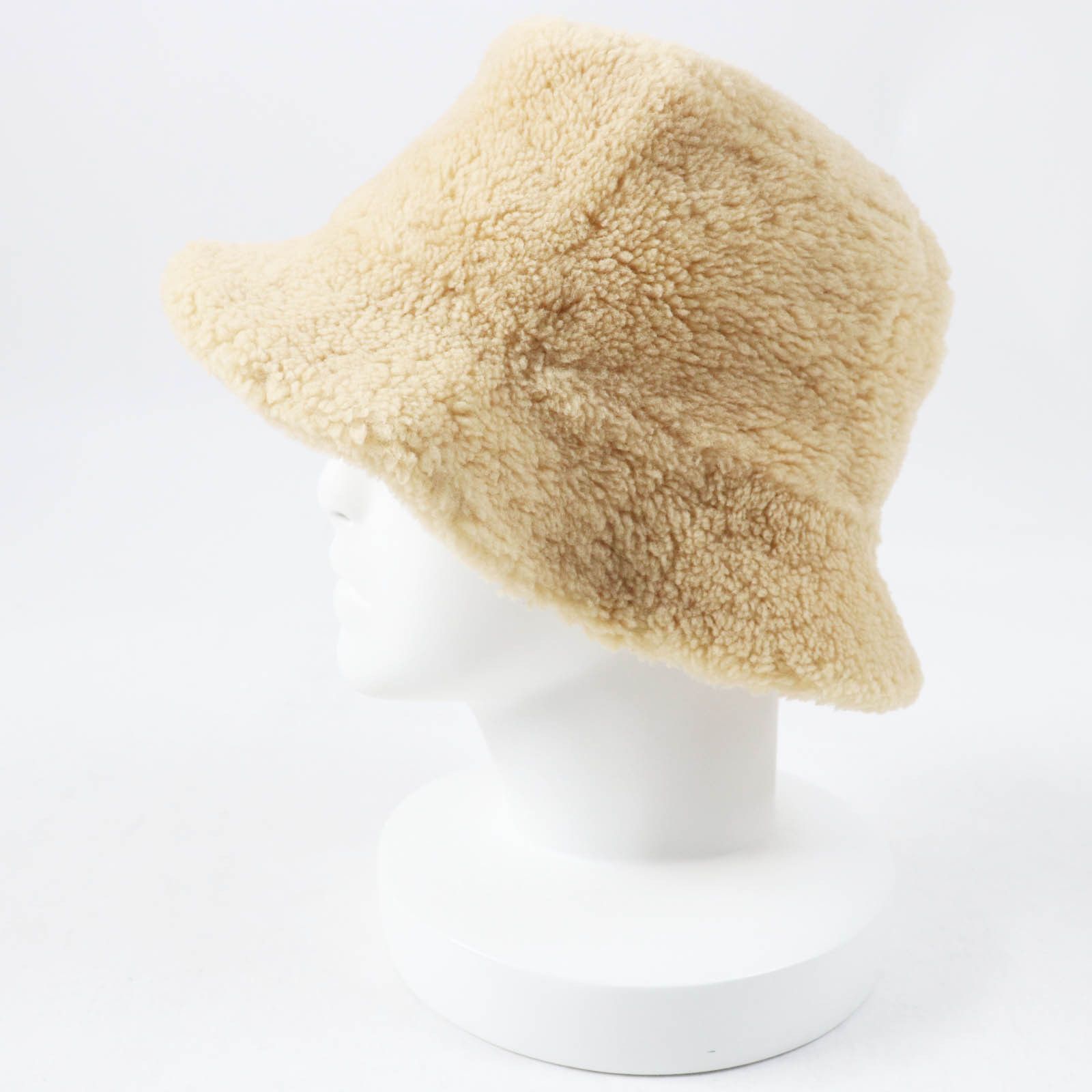 Hermes Hermes Hermes Fove Sheep leather Cowhide Bucket Hat Leather Hats DUTY FREE for USA Size ONE SIZE - 4 Thumbnail