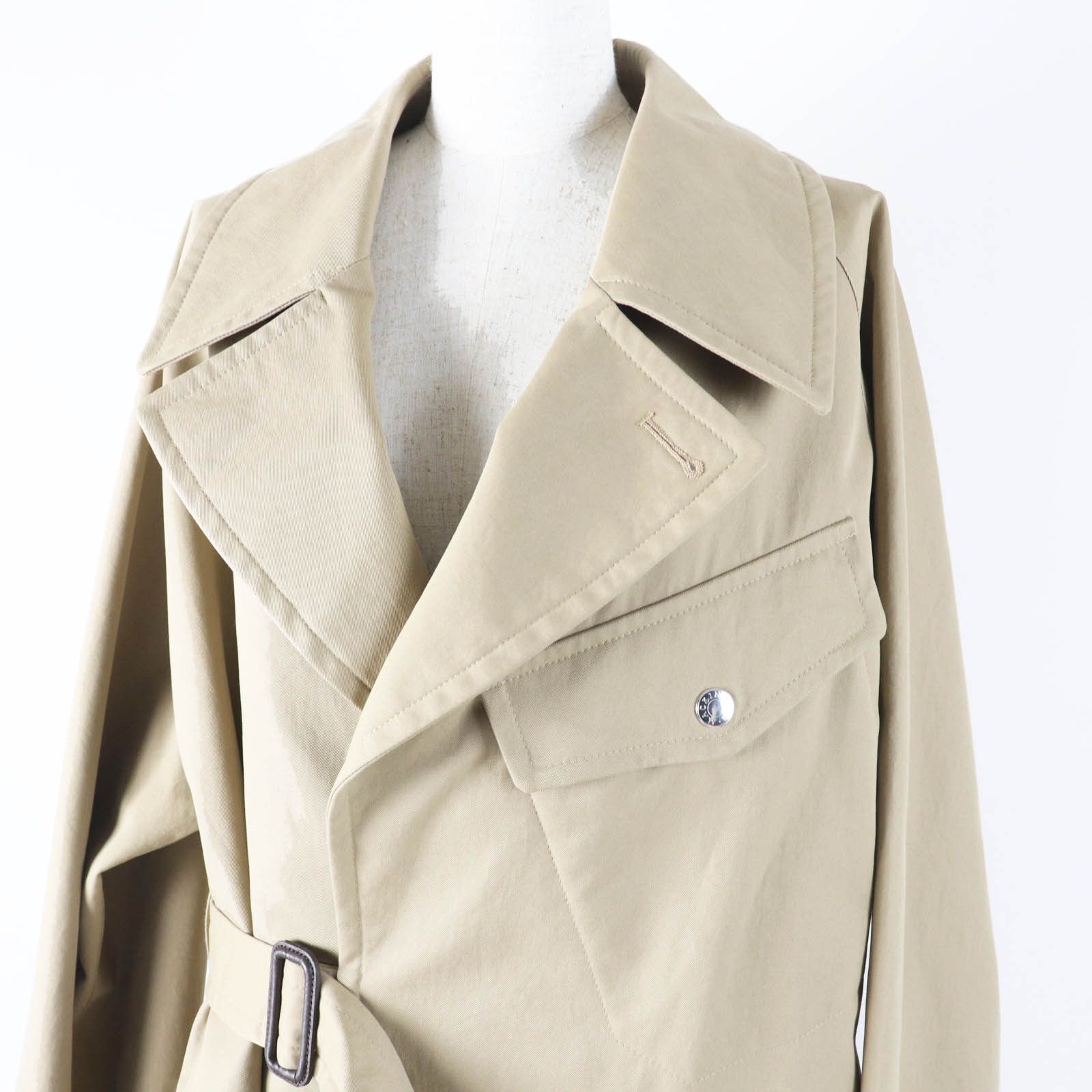 Other Other Mackintosh LAGGAN EX Cotton Cupra Coat Cotton Outerwear G212MO1107FLACD DUTY FREE for USA Size ONE SIZE - 4 Thumbnail