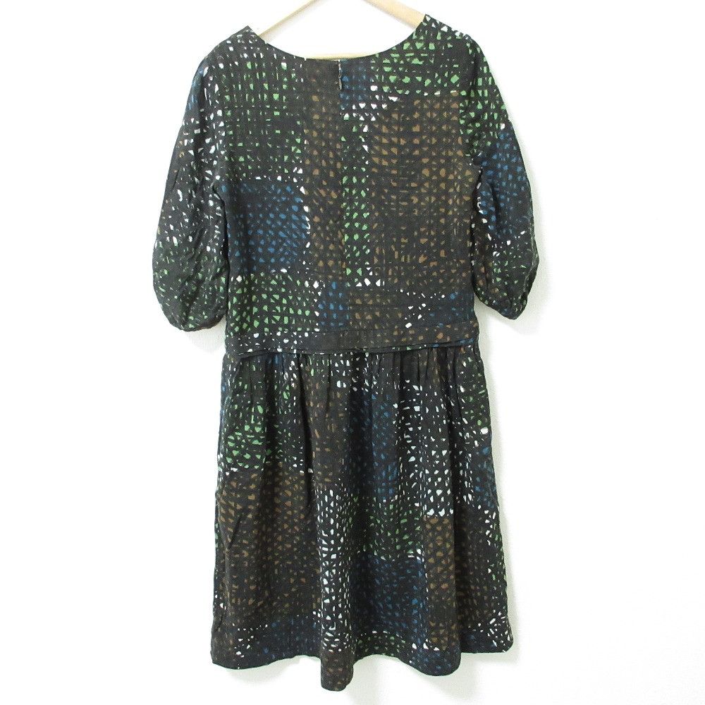 Other Other mina perhonen before Silk Linen Dress Natural Material Dresses DUTY FREE for USA Size ONE SIZE - 2 Thumbnail