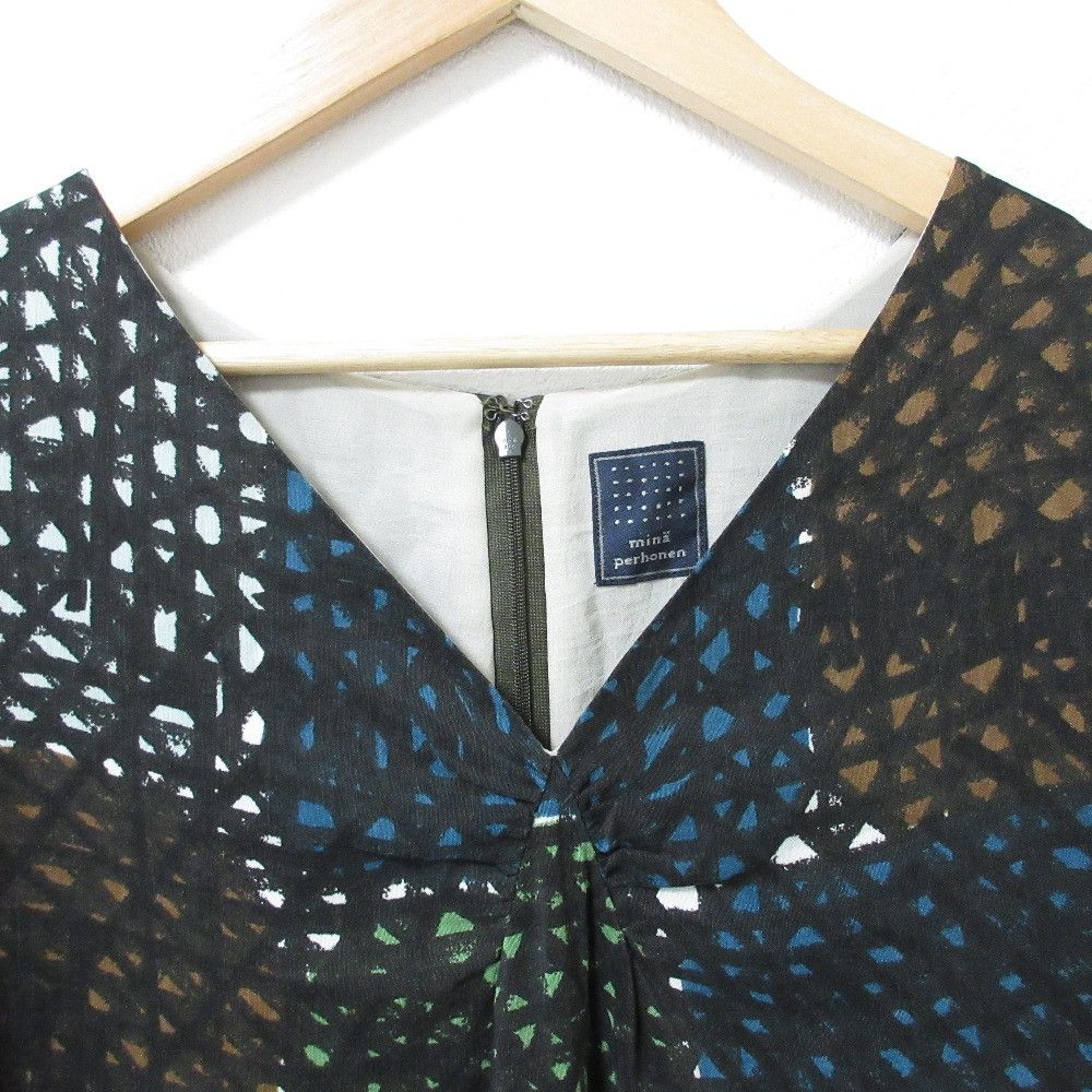 Other Other mina perhonen before Silk Linen Dress Natural Material Dresses DUTY FREE for USA Size ONE SIZE - 3 Thumbnail