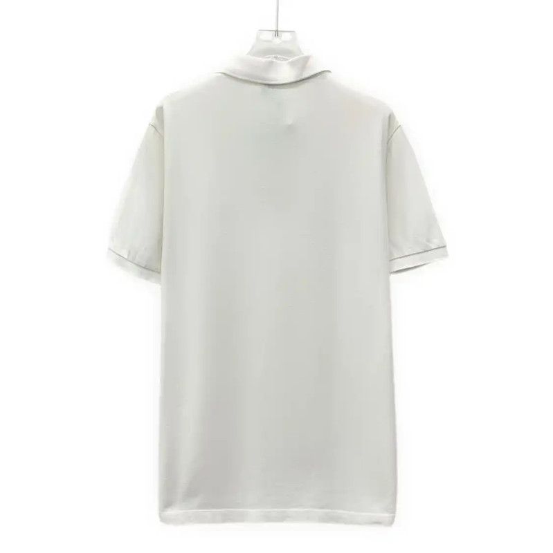 Burberry Burberry White Cotton Short Sleeve Polo Size US XL / EU 56 / 4 - 2 Thumbnail