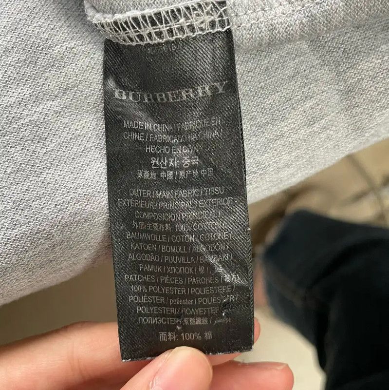 Burberry Burberry Gray Men's Polo Shirt Size US M / EU 48-50 / 2 - 5 Thumbnail