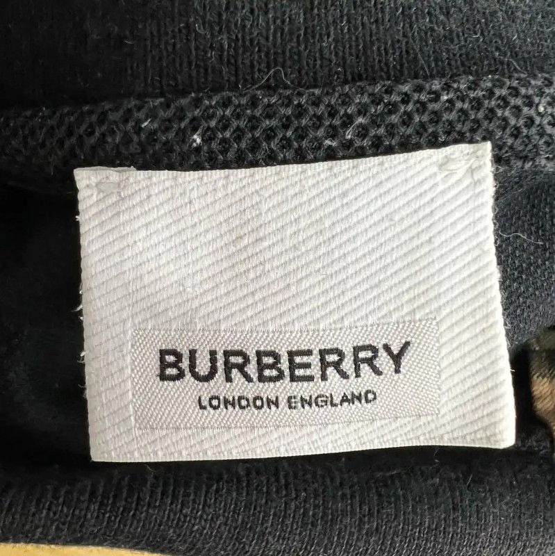Burberry Burberry Black Cotton Men's Polo Shirt Size US XL / EU 56 / 4 - 3 Thumbnail