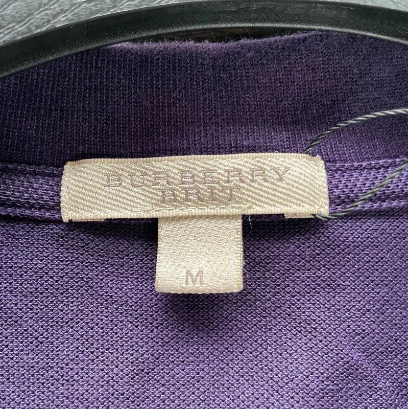 Burberry Burberry Men's Purple Polo Shirt Size US M / EU 48-50 / 2 - 3 Thumbnail