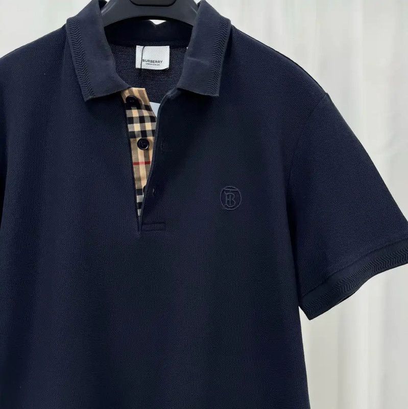 Burberry Burberry Black Cotton Logo Polo Shirt Size US S / EU 44-46 / 1 - 3 Thumbnail