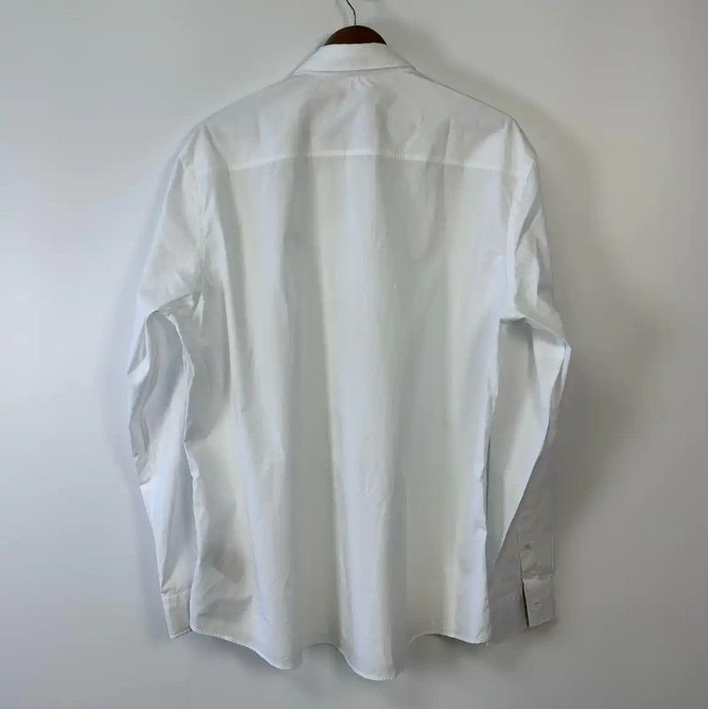 Burberry Burberry White Long Sleeve Men's Shirt Size US XL / EU 56 / 4 - 2 Thumbnail