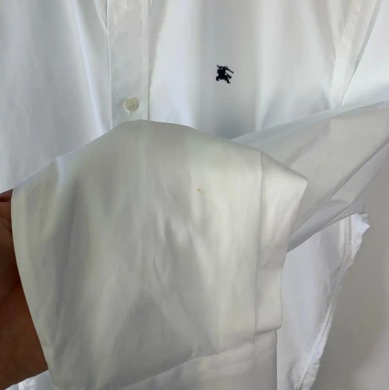 Burberry Burberry White Long Sleeve Men's Shirt Size US XL / EU 56 / 4 - 5 Thumbnail