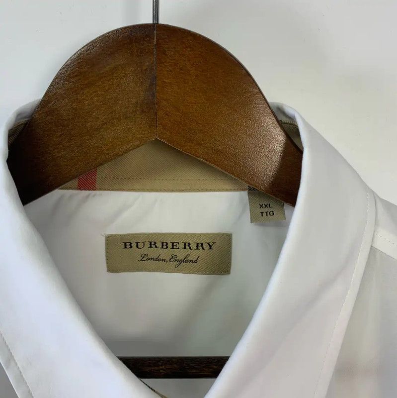 Burberry Burberry White Long Sleeve Men's Shirt Size US XL / EU 56 / 4 - 3 Thumbnail