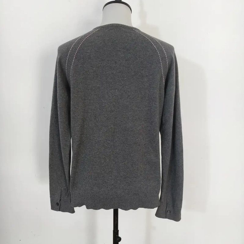 Burberry Burberry Men's Gray Long Sleeve Knit Sweater Size US S / EU 44-46 / 1 - 5 Thumbnail