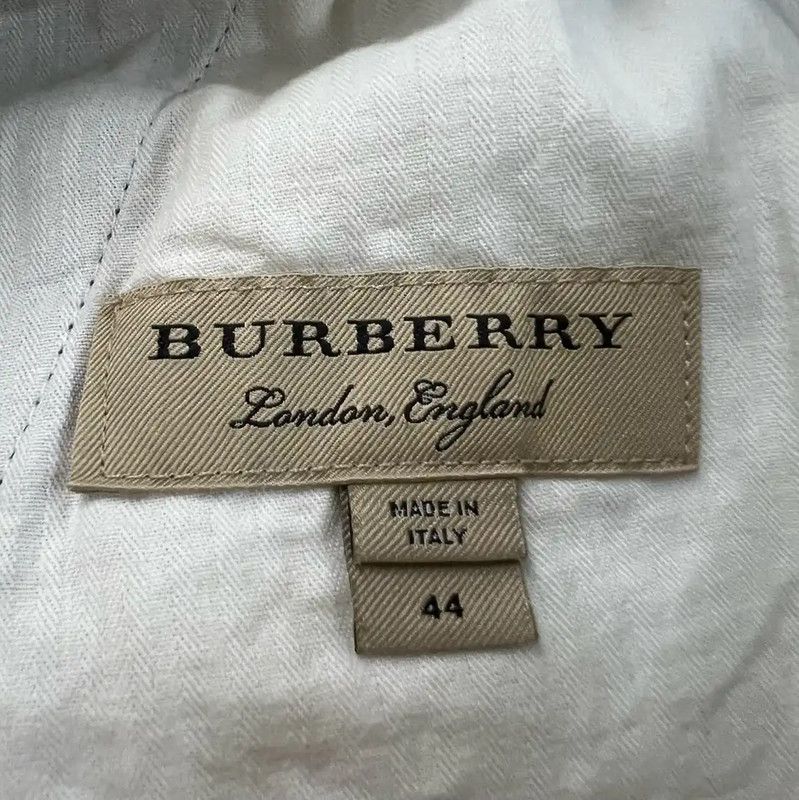 Burberry Burberry Men's Summer Blue Cotton Check Pants Size US 32 / EU 48 - 4 Thumbnail