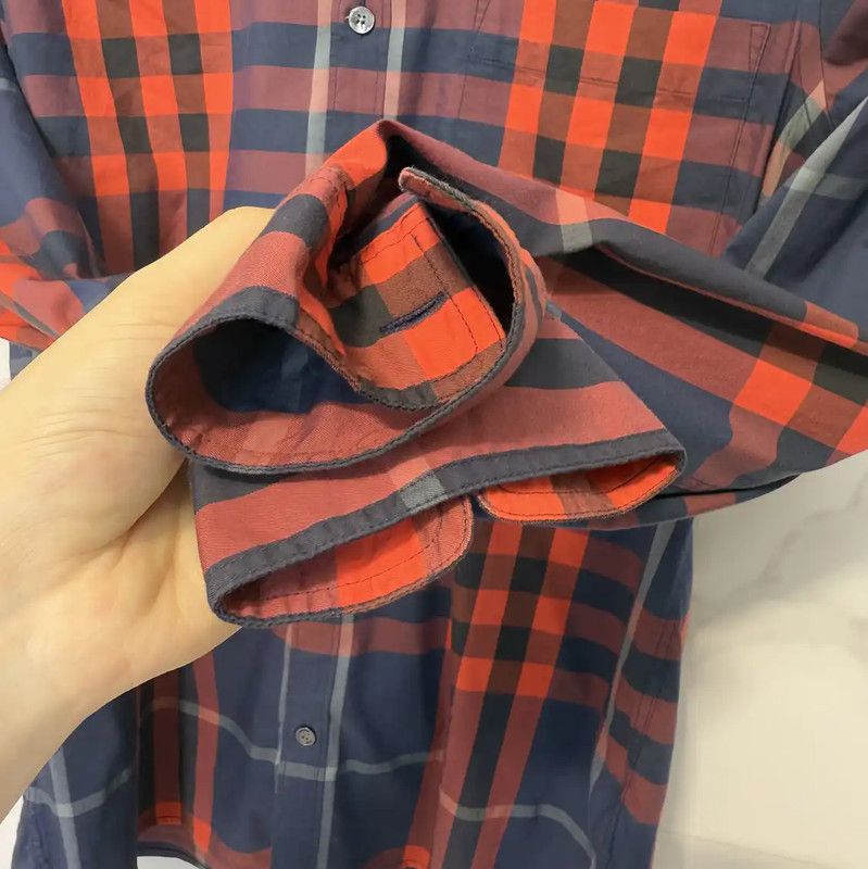 Burberry Burberry Long Sleeve Cotton Plaid Shirt Size US M / EU 48-50 / 2 - 5 Thumbnail