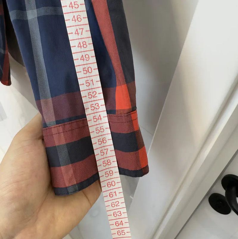 Burberry Burberry Long Sleeve Cotton Plaid Shirt Size US M / EU 48-50 / 2 - 9 Thumbnail