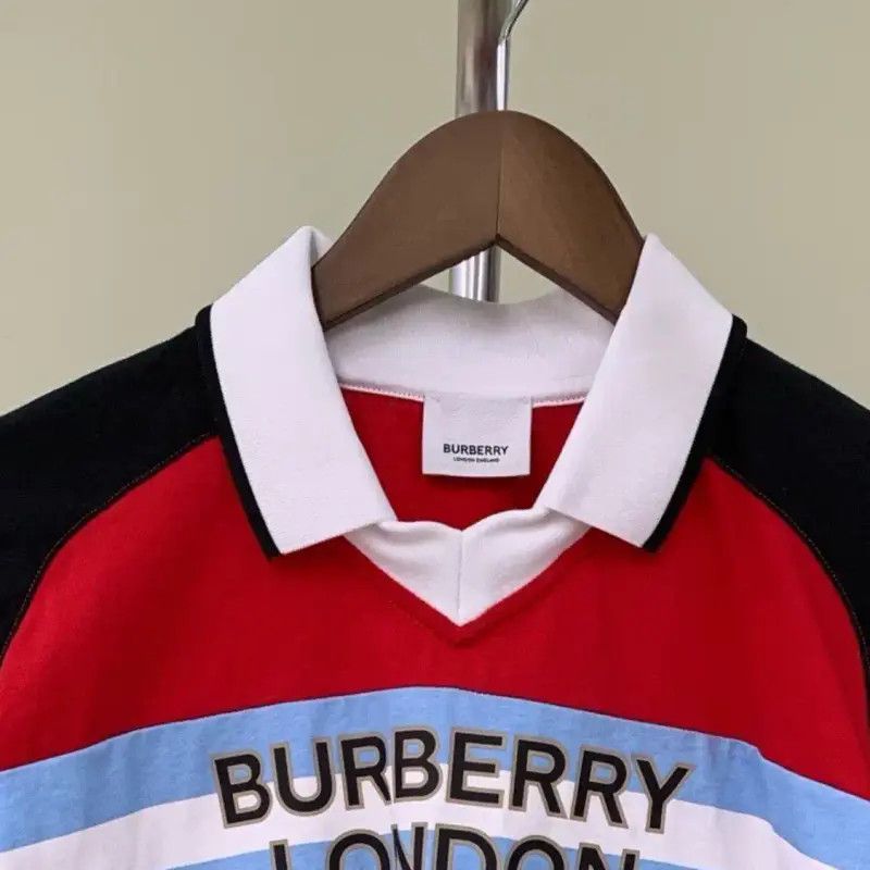 Burberry Burberry Colorful Cotton Men's Polo Size US M / EU 48-50 / 2 - 4 Thumbnail