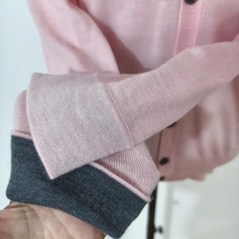 Burberry Burberry Pink Wool Men's Cardigan Size US S / EU 44-46 / 1 - 4 Thumbnail