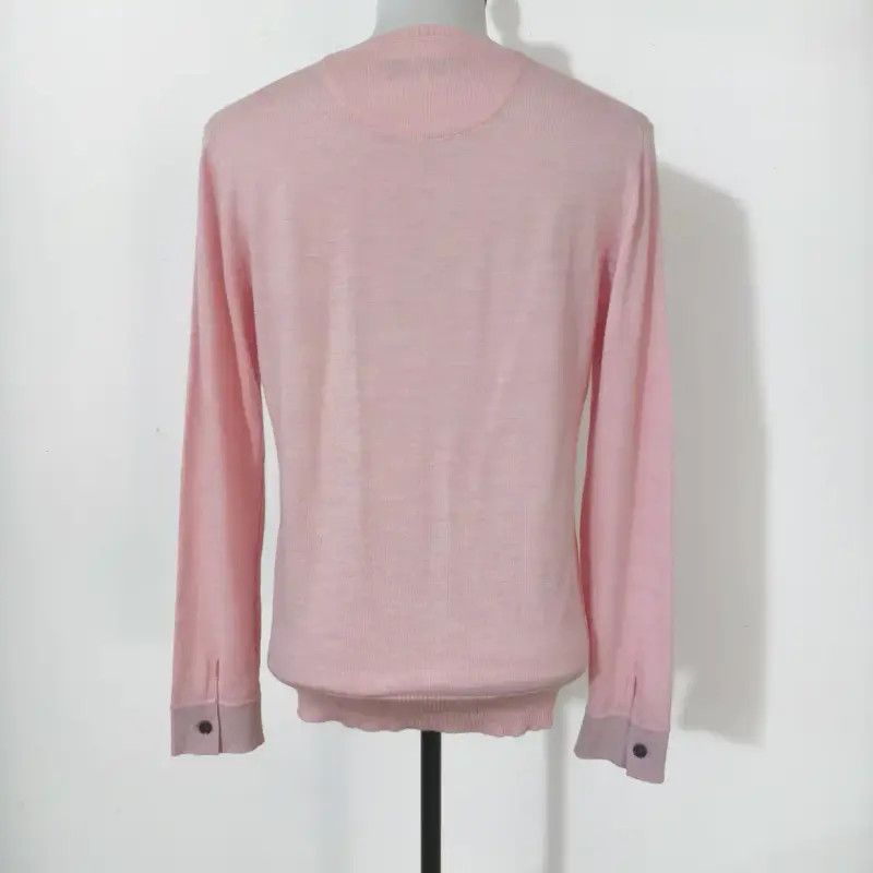 Burberry Burberry Pink Wool Men's Cardigan Size US S / EU 44-46 / 1 - 5 Thumbnail