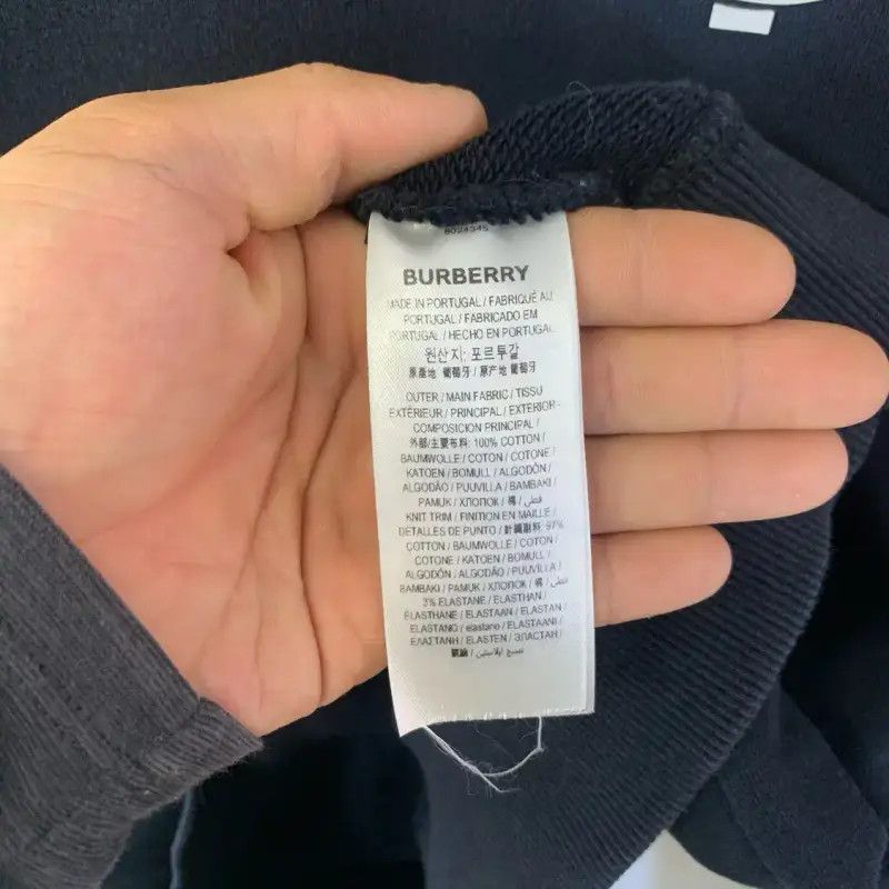 Burberry Burberry Black Men's Sweatshirt Size S Size US S / EU 44-46 / 1 - 4 Thumbnail