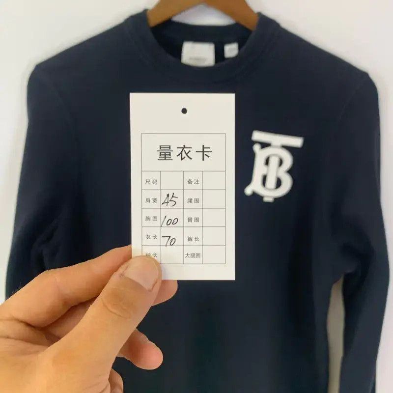Burberry Burberry Black Men's Sweatshirt Size S Size US S / EU 44-46 / 1 - 5 Thumbnail