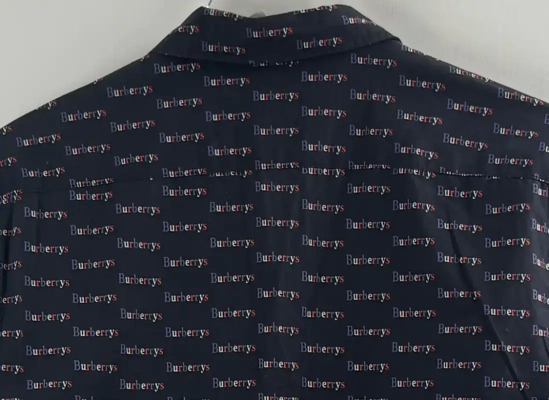 Burberry Burberry Men’s Long Sleeve Shirt in Dark Blue Size US S / EU 44-46 / 1 - 4 Thumbnail