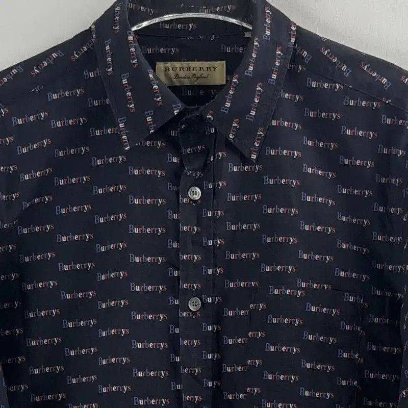 Burberry Burberry Men’s Long Sleeve Shirt in Dark Blue Size US S / EU 44-46 / 1 - 3 Thumbnail