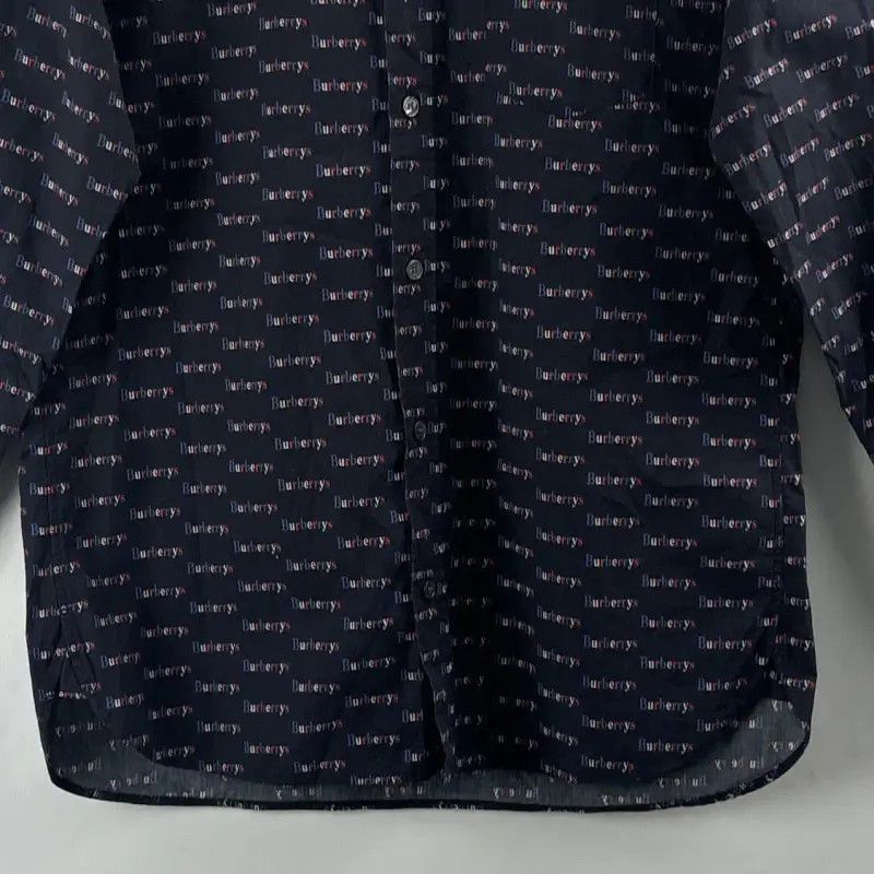 Burberry Burberry Men’s Long Sleeve Shirt in Dark Blue Size US S / EU 44-46 / 1 - 7 Thumbnail