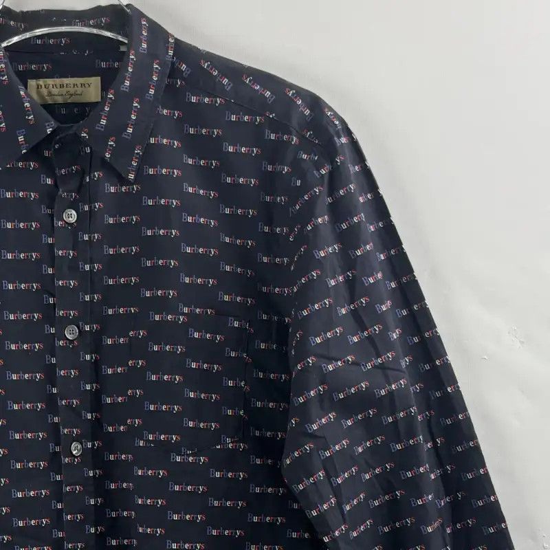 Burberry Burberry Men’s Long Sleeve Shirt in Dark Blue Size US S / EU 44-46 / 1 - 6 Thumbnail