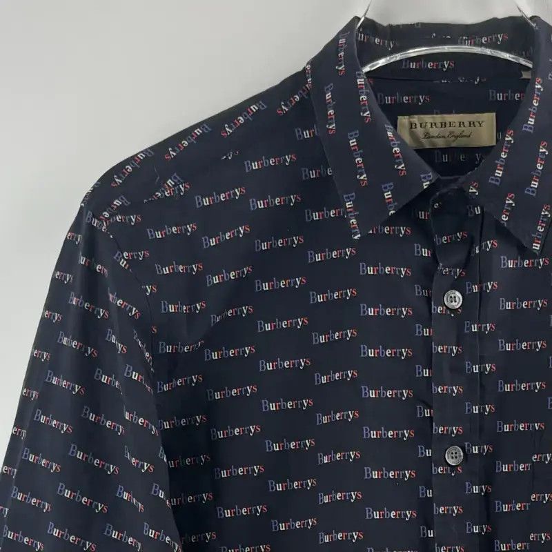 Burberry Burberry Men’s Long Sleeve Shirt in Dark Blue Size US S / EU 44-46 / 1 - 5 Thumbnail