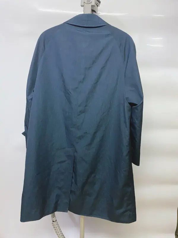 Burberry Burberry Long Blue Cotton Trench Coat for Men Size US S / EU 44-46 / 1 - 6 Thumbnail