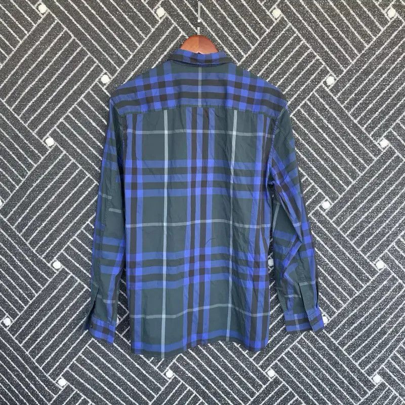 Burberry Burberry Men's L Blue Cotton Shirt Size US L / EU 52-54 / 3 - 2 Thumbnail