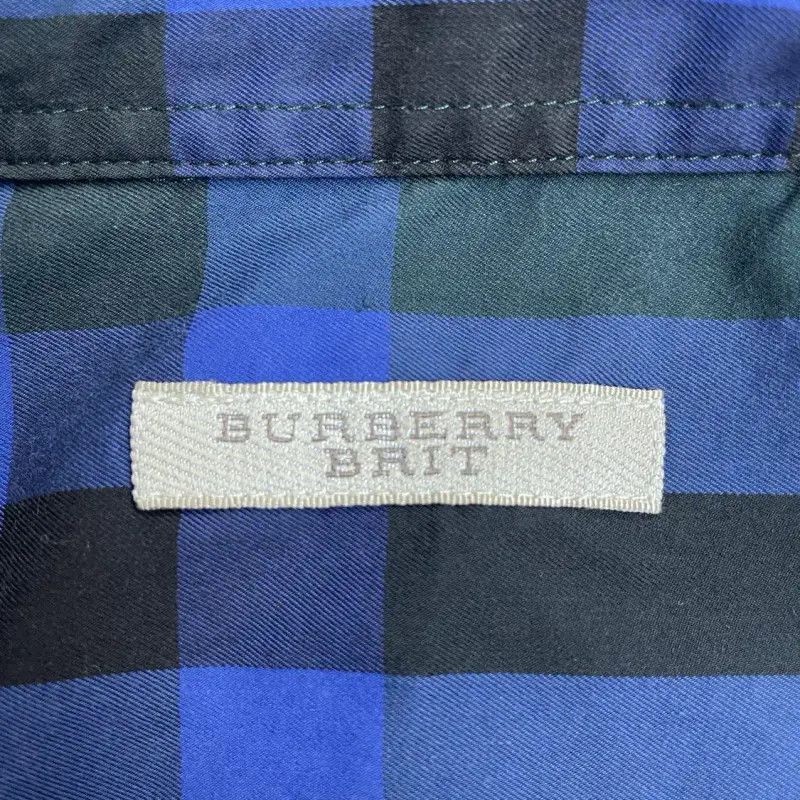 Burberry Burberry Men's L Blue Cotton Shirt Size US L / EU 52-54 / 3 - 4 Thumbnail