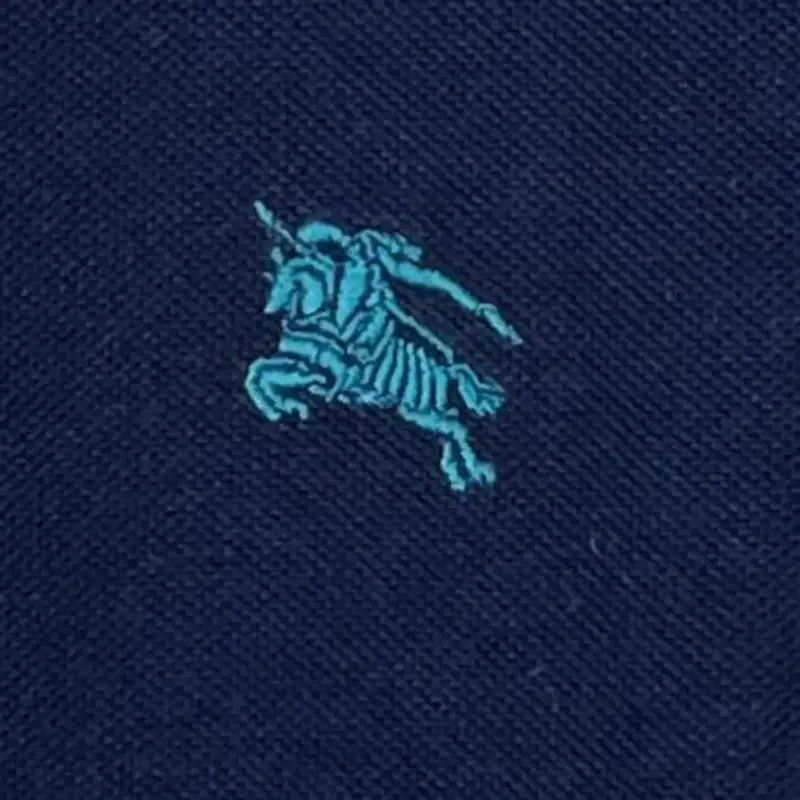 Burberry Burberry Men's Cotton Polo Shirt in Navy Blue Size US M / EU 48-50 / 2 - 2 Thumbnail