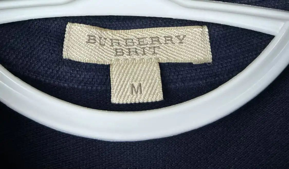 Burberry Burberry Men's Cotton Polo Shirt in Navy Blue Size US M / EU 48-50 / 2 - 4 Thumbnail