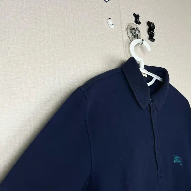 Burberry Burberry Men's Cotton Polo Shirt in Navy Blue Size US M / EU 48-50 / 2 - 3 Thumbnail