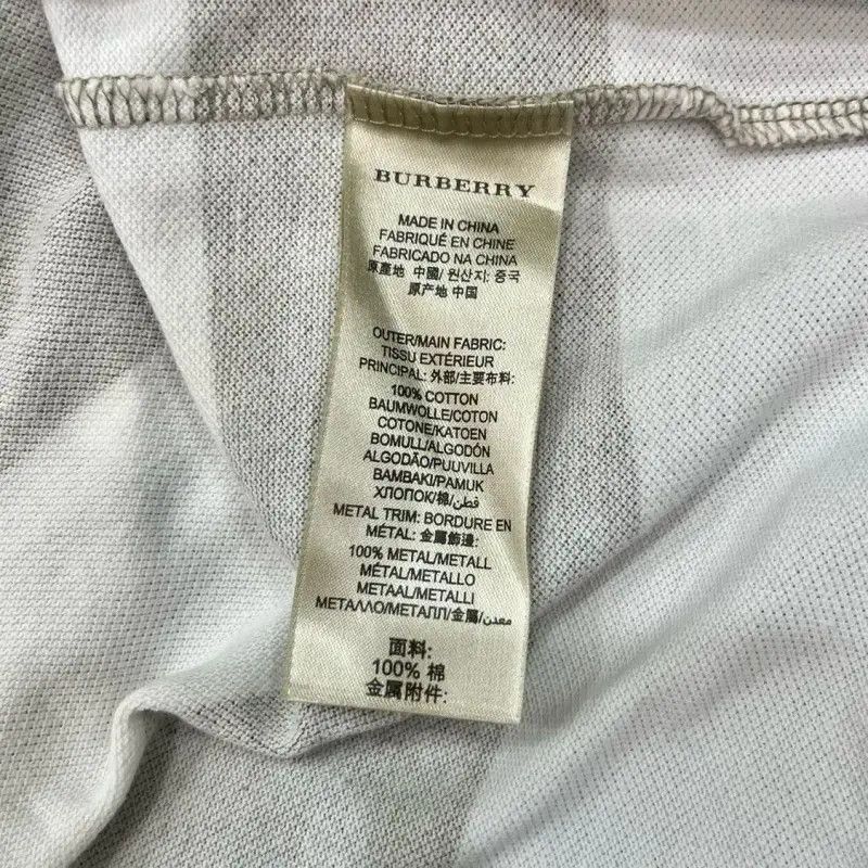 Burberry Burberry Colorblock Cotton Men's Polo Shirt Size US L / EU 52-54 / 3 - 6 Thumbnail