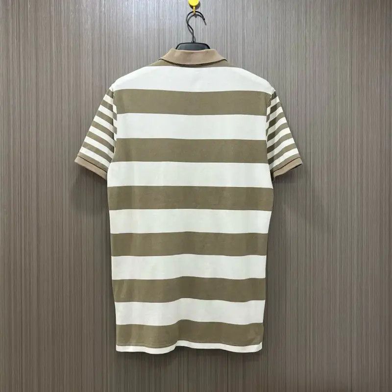Burberry Burberry Colorblock Cotton Men's Polo Shirt Size US L / EU 52-54 / 3 - 3 Thumbnail