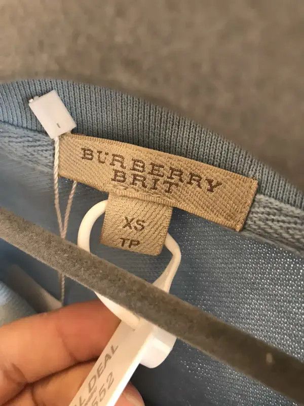 Burberry Burberry Men's Light Blue Short Sleeve Polo Size US XS / EU 42 / 0 - 4 Thumbnail