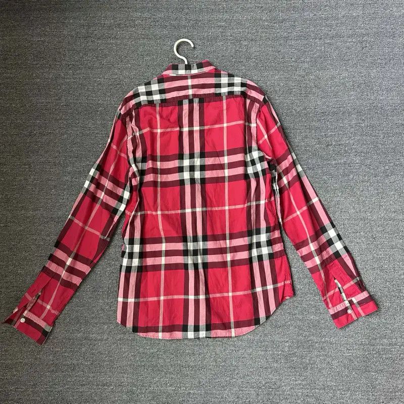 Burberry Burberry Red Cotton Men’s Shirt Size US M / EU 48-50 / 2 - 2 Thumbnail